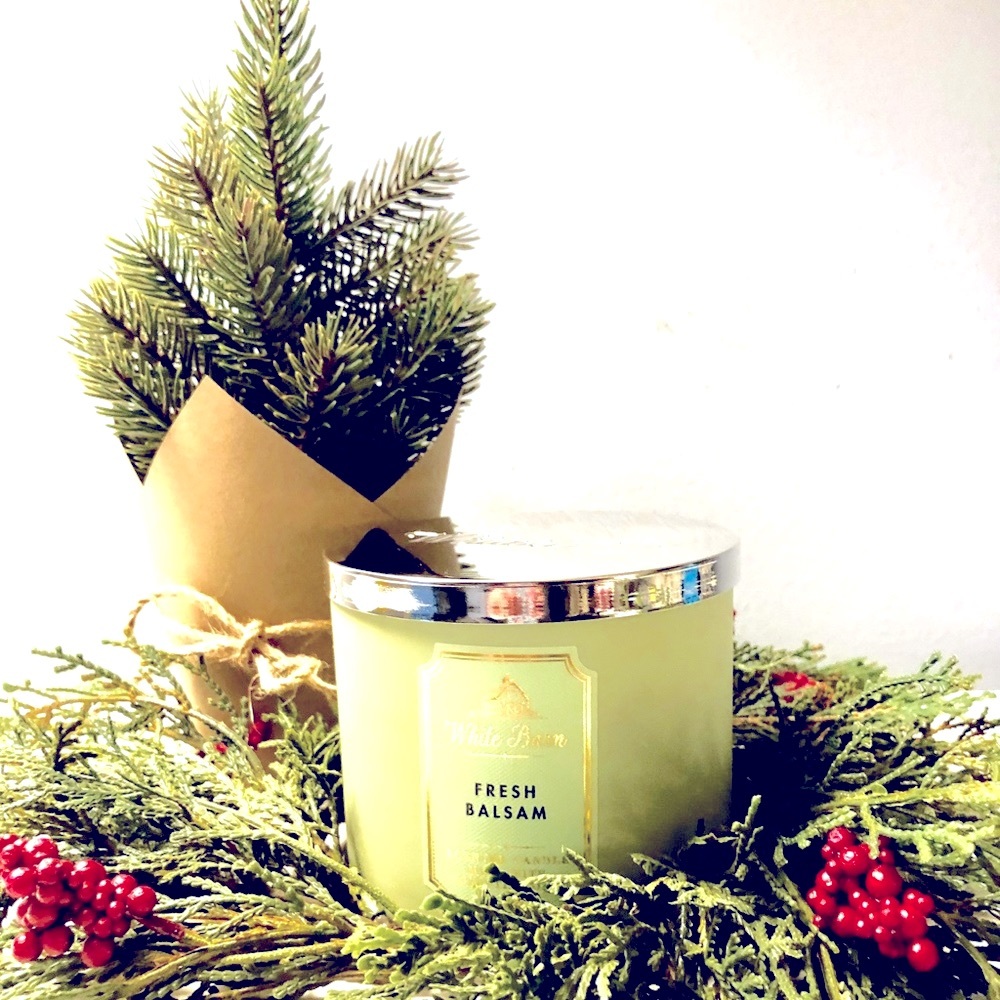 NWT, Fresh Balsam 3 Wick Candle
